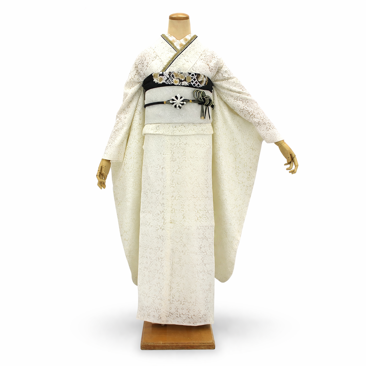 成人式 振袖 レンタル 白 レース振袖 上品 シンプル モダン 前撮り