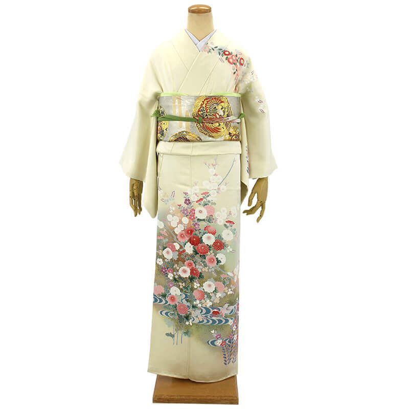 単衣訪問着 訪問着 オフホワイト Coconatsu様 単衣訪問着訪問着オフ