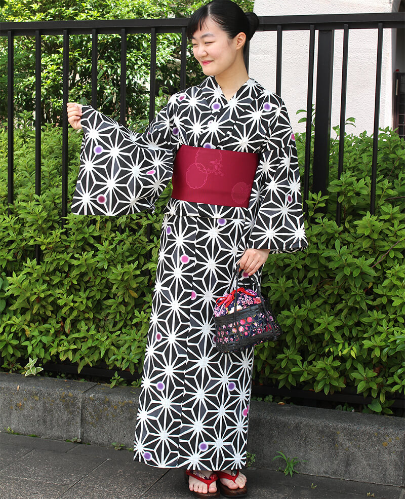 新品大人コーデ❗呉服屋購入14000円❗モダン浴衣、麻の葉半帯コーデセット 楽天市場】【8/1限定☆クーポンで10％OFF】浴衣 二部式 大人