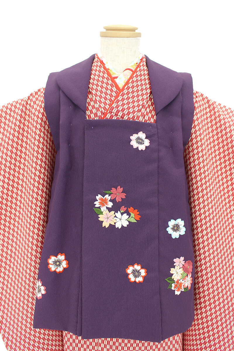 美品★三歳★矢羽根柄★被布＆着物＆小物 楽天市場】和服（七五三3歳・柄矢羽・矢羽根）（キッズ